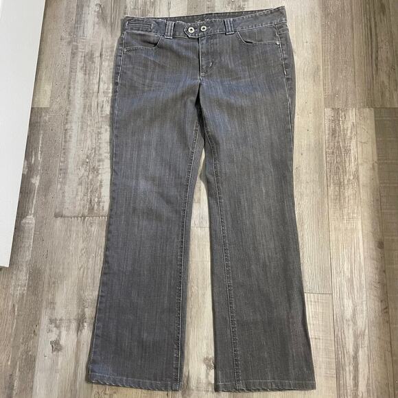 Ann Taylor Jeans Size 10 Modern Fit Lindsay Waist Charcoal - Picture 9 of 16